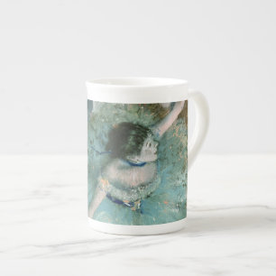 Schwänzender (Tänzer auf Grün) Edgar Degas Prozellantasse
