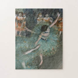 Schwänzender Tänzer, Tänzer in Grün von Edgar Dega