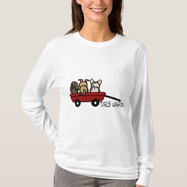 Schwanzes Wagon T-Shirt (Vorderseite)