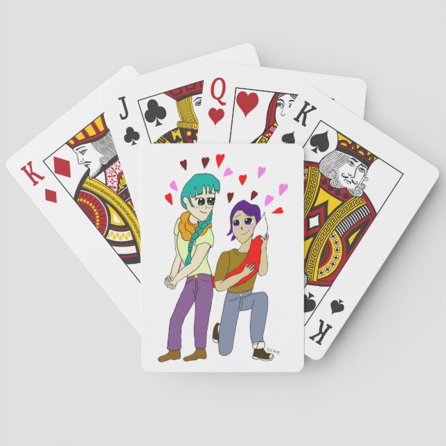 Schwanzliebe Spielkarten (Rückseite)