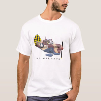 Schwanzt-stück des Schachbrett-P-40 T-Shirt