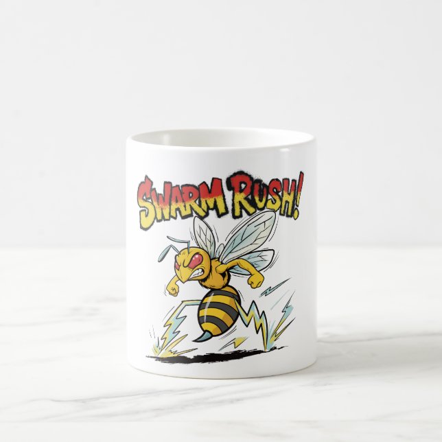 Schwarm-Rutsch Kaffeetasse (Mittel)