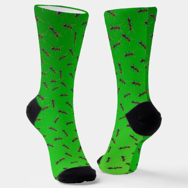 Schwarm von Bullenstiefeln, Crew-Socken Socken (Gewinkelt)