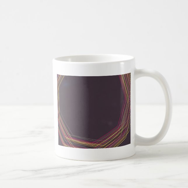 Schwarz 0900 abstrakte Kunst Kaffeetasse (Rechts)