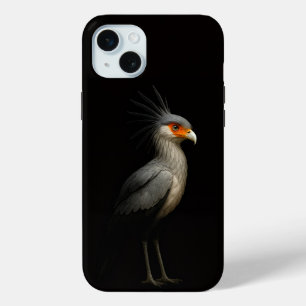 Schwarz 4 Luxe, Exotischer Sekretärvogel Case-Mate iPhone Hülle
