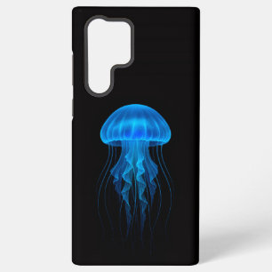 Schwarz 4 Luxe Galaxy S22 Ultra, Blaue Qualle Samsung Galaxy Hülle