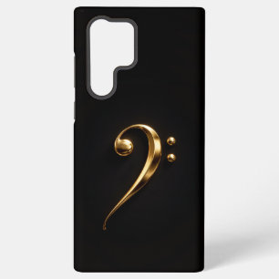 Schwarz 4 Luxe Galaxy S22 Ultra, goldener Violinsc Samsung Galaxy Hülle