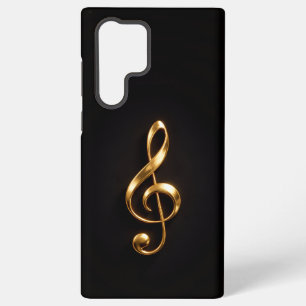 Schwarz 4 Luxe Galaxy S22 Ultra, Goldener Violinsc Samsung Galaxy Hülle