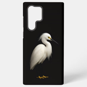 Schwarz 4 Luxe Galaxy S22 Ultra, Silberreiher Samsung Galaxy Hülle