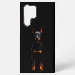 Schwarz 4 Luxe Galaxy S22 Ultra, Wachdobermann Samsung Galaxy Hülle