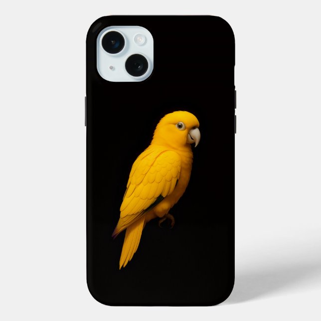 Schwarz 4 Luxe, Goldsittich Case-Mate iPhone Hülle (Rückseite)