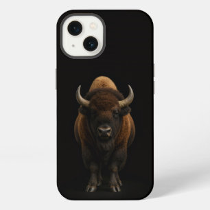 Schwarz 4 Luxe iPhone 13, Amerikanischer Bison Hülle