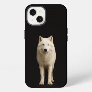 Schwarz 4 Luxe iPhone 13, Elfenbein-Arktischer Wol Hülle