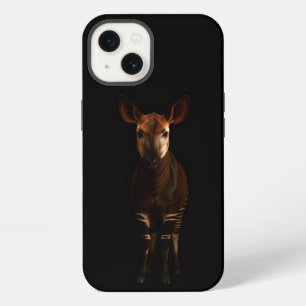 Schwarz 4 Luxe iPhone 13, Wald Okapi Hülle