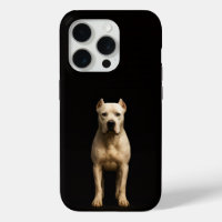 Schwarz 4 Luxe iPhone 15 Pro, Bold Dogo Argentino