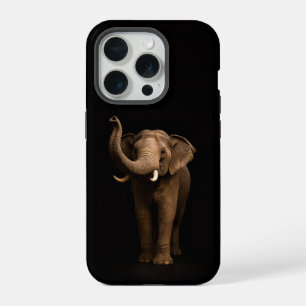 Schwarz 4 Luxe iPhone 15 Pro Mate Mighty Elephant Hülle