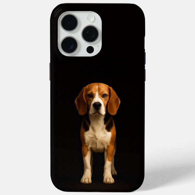 Schwarz 4 Luxe iPhone 15 Pro Max, freundlicher Bea Case-Mate iPhone Hülle (Rückseite)
