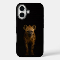 Schwarz 4 Luxe iPhone 16 Mate, wilde Tüpfelhyäne
