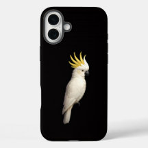 Schwarz 4 Luxe iPhone 16 Plus, Crested Cockatoo