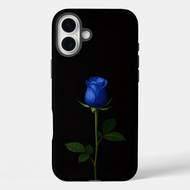 Schwarz 4 Luxe iPhone 16 Plus, Mitternachtsblaue R Plus Hülle (Rückseite)