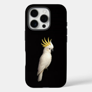 Schwarz 4 Luxe iPhone 16 Pro, Hauben-Kakadu Pro Hülle