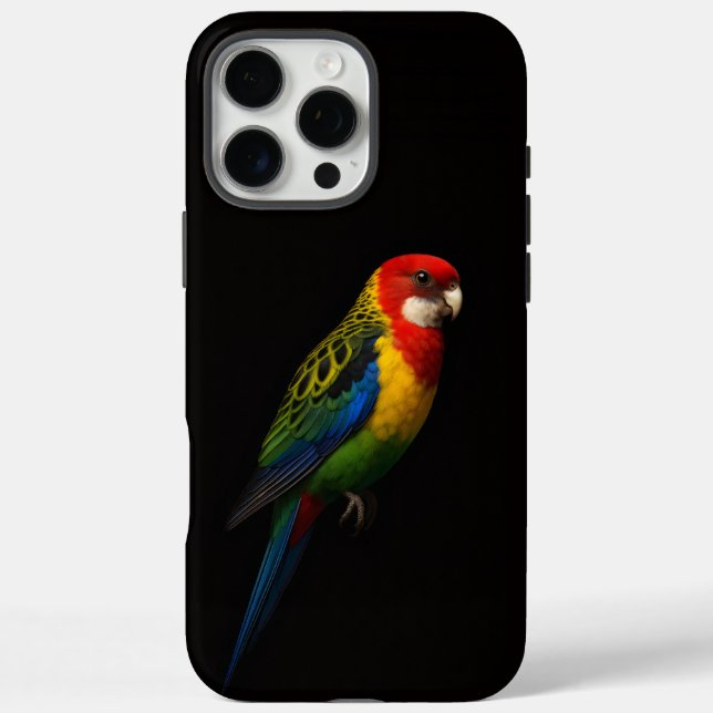 Schwarz 4 Luxe iPhone 16 Pro Max , Östliche Rosell Hülle (Rückseite)