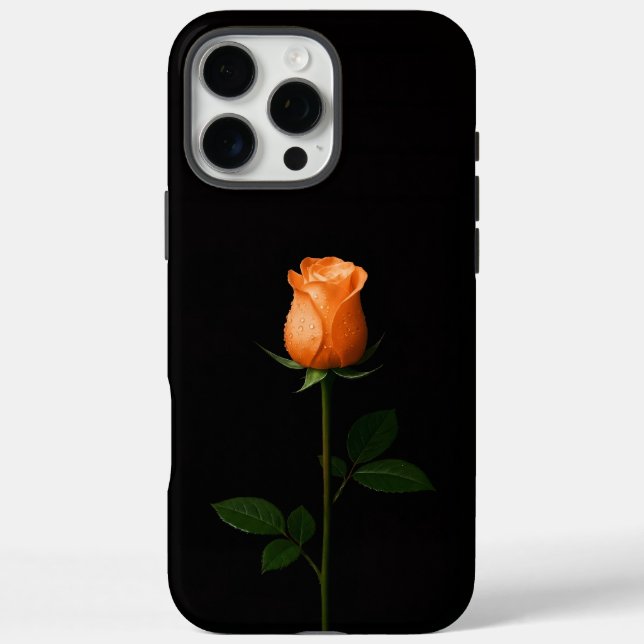 Schwarz 4 Luxe iPhone 16 Pro Max, Sonnenuntergangs Max Hülle (Rückseite)