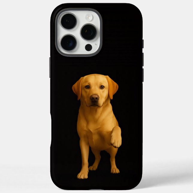Schwarz 4 Luxe iPhone 16 Pro Max, Tender Labrador Max Hülle (Rückseite)