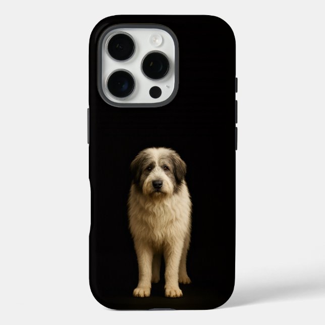 Schwarz 4 Luxe iPhone 16 Pro, Mioritic Shepherd Pro Hülle (Rückseite)