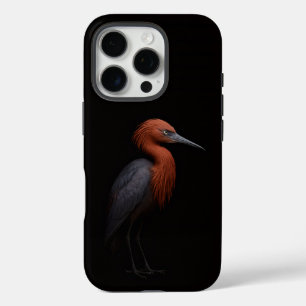 Schwarz 4 Luxe iPhone 16 Pro, Rötlicher Silberreih Pro Hülle