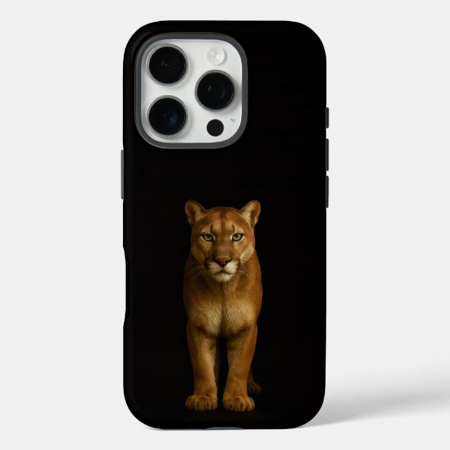 Schwarz 4 Luxe iPhone 16 Pro, Stiller Prime Puma Pro Hülle (Rückseite)