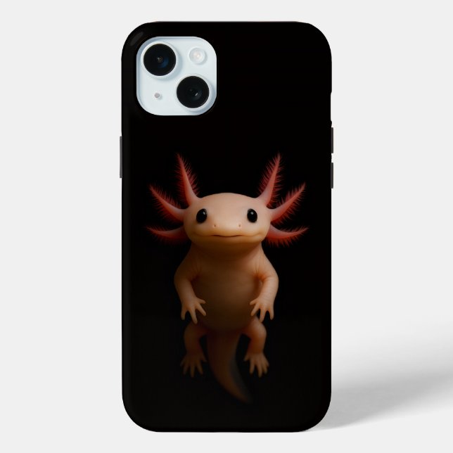 Schwarz 4 Luxe, Mexikanischer Axolotl Case-Mate iPhone Hülle (Rückseite)