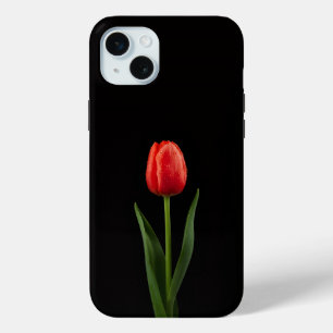 Schwarz 4 Luxe, Rubinrote Tulpe iPhone 15 Plus Case-Mate iPhone Hülle