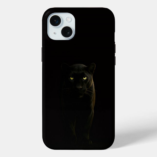 Schwarz 4 Luxe, Schwarzer Panther iPhone 15 Plus Case-Mate iPhone Hülle (Rückseite)
