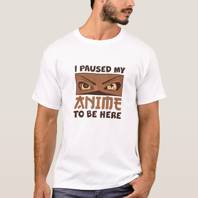 Schwarz-Afrikanischer Anime-Augen haben mir den An T-Shirt (Vorderseite)