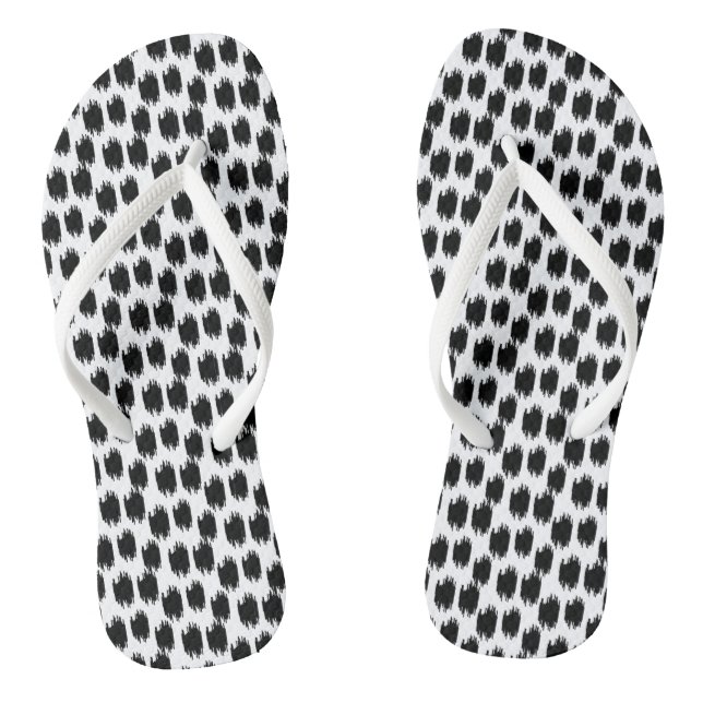 Schwarz als Tierdruck | Sandalen (Fußbett)