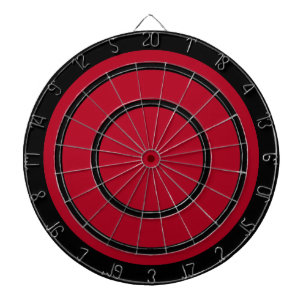 Schwarz auf Red Design Dart Board Dartscheibe
