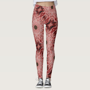 schwarz auf roter Schnauze Leggings