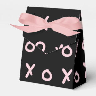 Schwarz & Baby Rosa X O XO XO's Trendig Süß Geschenkschachtel