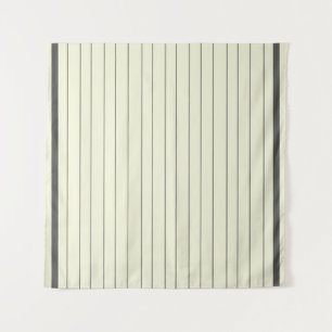 Schwarz-Beige-Muster für vertikale Streifen Wandteppich