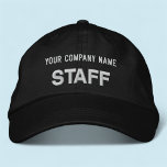 Schwarz bestickte Belegschaft Cap Baseball Hat Cus Bestickte Baseballkappe<br><div class="desc">Dieses schwarze alternative Kleidungsstück lässt sich leicht mit einem eigenen Text besticken. Sie können es auch mit Ihrem Logo oder einem anderen Bild anpassen. Dieser Chino twill Cap Stil ist 100% Baumwolle. Der "Flexfit Wool Cap"-Stil bietet die Möglichkeit, die Stickerei auf der Seite und auf der Rückseite hinzuzufügen. Einstellbarer Unisex-Stil...</div>