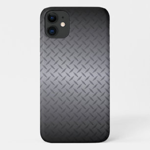 Schwarz bis Grau Diamondplate Stahl Hintergrundkun Case-Mate iPhone Hülle