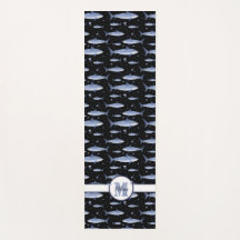 Schwarz-Blau-Aquarellmuster