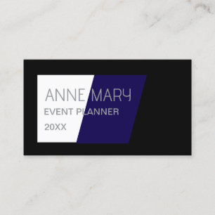 Schwarz Blau Grau Abstrakte Moderne Trendige Kunst Visitenkarte