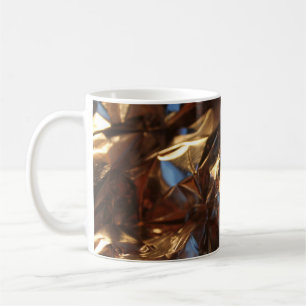 Schwarz-Blau-Lederjacke Kaffeetasse