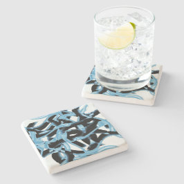 Schwarz-Blau-Schrotte oder -bänder werden zerstört Steinuntersetzer