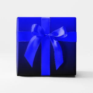 Schwarz-blauer Farbverlauf Geschenkpapier