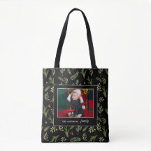 Schwarz-botanisches, modernes Foto Fleece