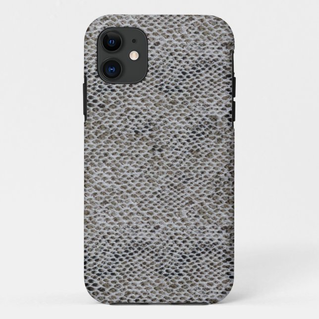 Schwarz-Braun-Schlange-Skin-Muster Case-Mate iPhon iPhone Hülle (Rückseite)