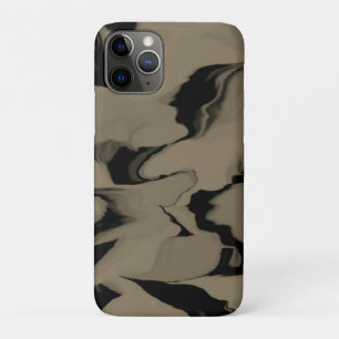 Schwarz-Braun-Wellen Case-Mate iPhone Hülle